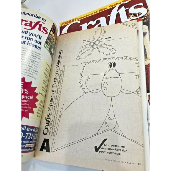 15 Vintage 1990's Crafts Magazine Lot Women's Circle Country Sampler Christmas - Picture 5 of 9